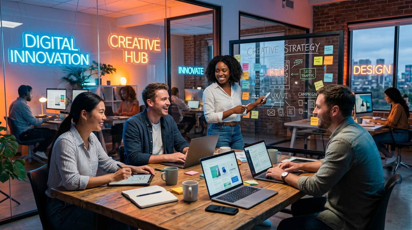 Digital marketing and growth agency team